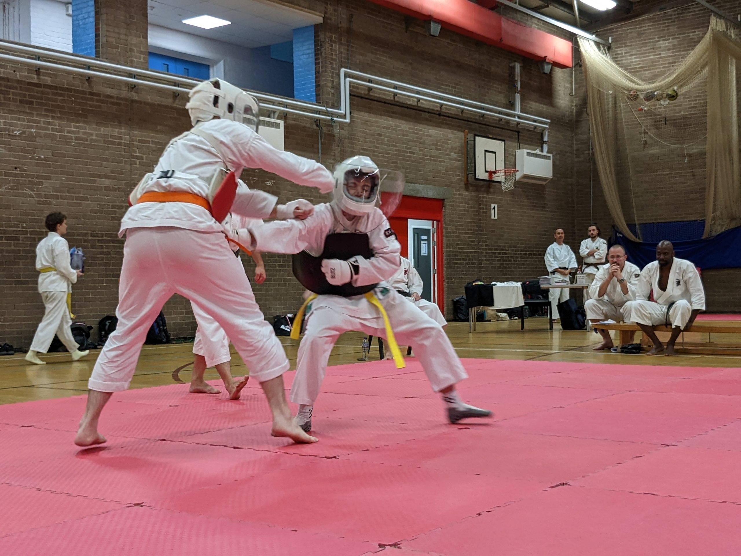 Sparring competition in London. Camden Kempo hosting a Tournament. 